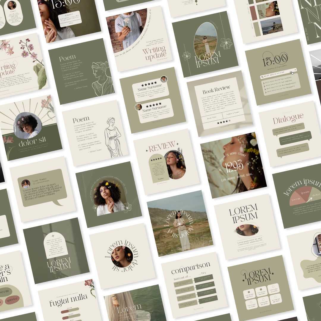 Instagram Bundle For Writers (Green)