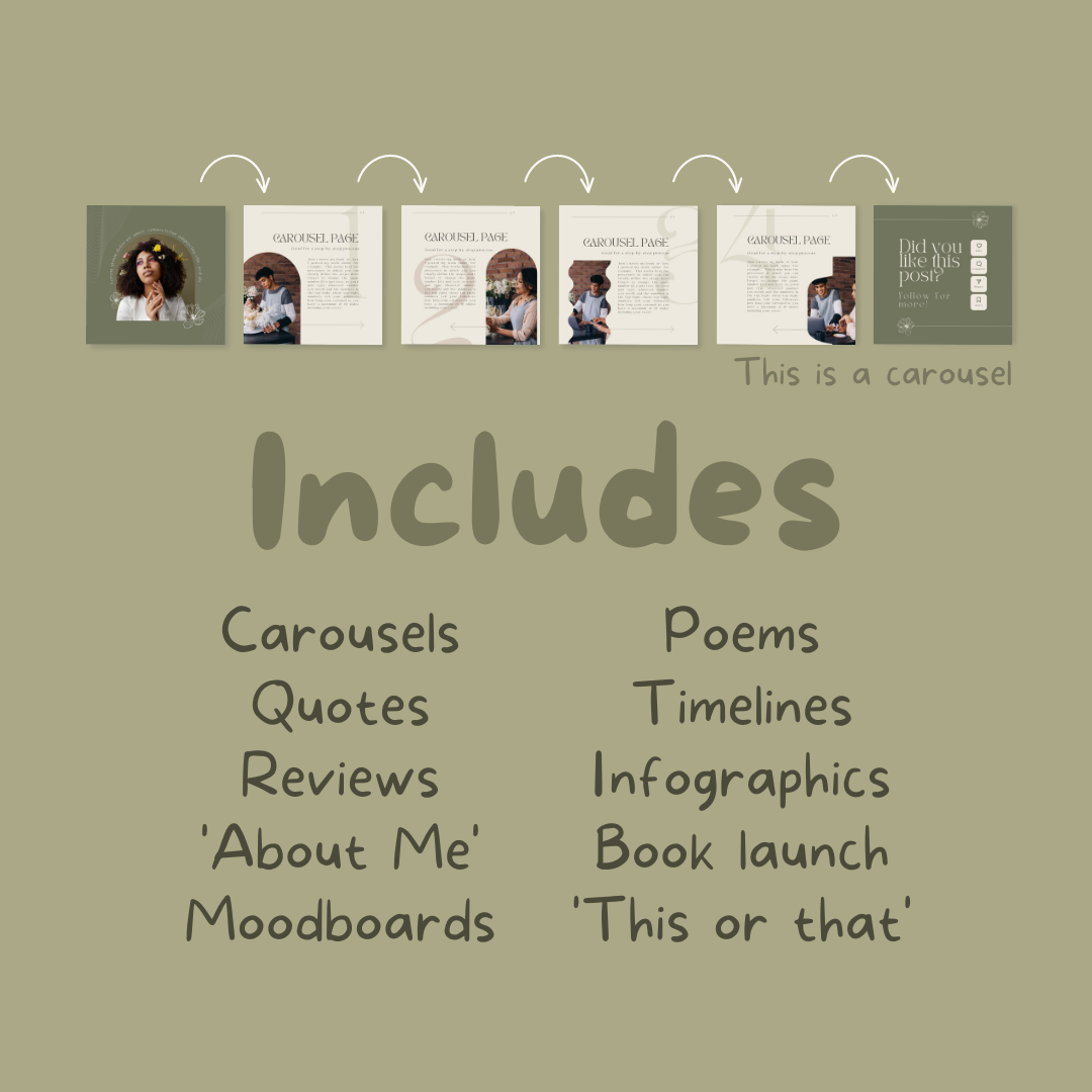 Instagram Bundle For Writers (Green)