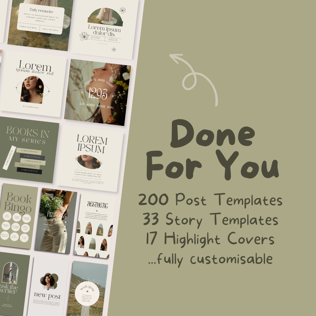 Instagram Bundle For Writers (Green)