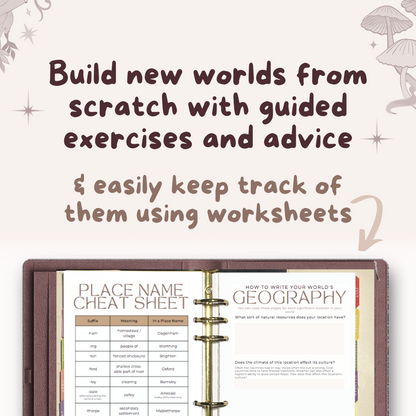 Fantasy Worldbuilding Workbook